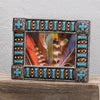 Turquoise Hills Beaded Cross Photo Frame - SALE