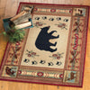 Wooded River Bear Rug - 2 x 3