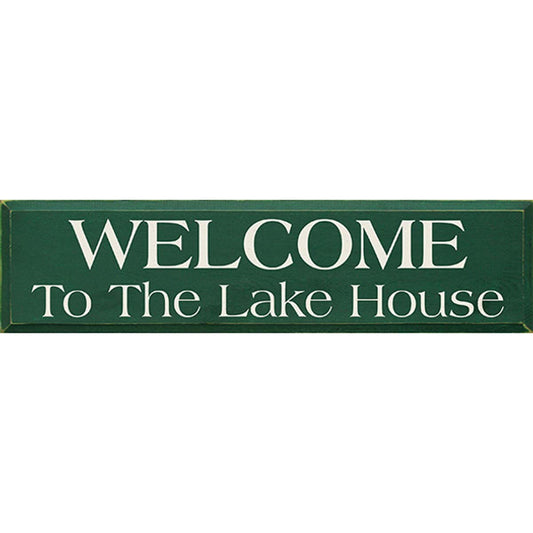 Lake House Welcome Wall Art