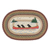 Lake Labs Oval Braided Rug