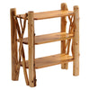Cedar Open Bookshelf with Twig Accents