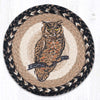 Great Horned Owl Trivets - Set of 3