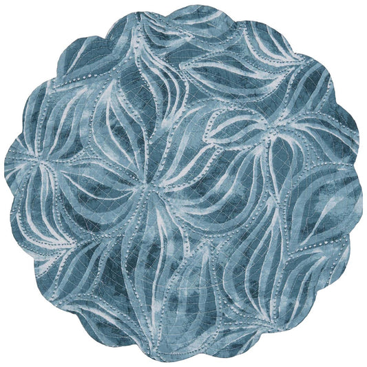Blue Tropics Round Placemats - Set of 6 - OVERSTOCK