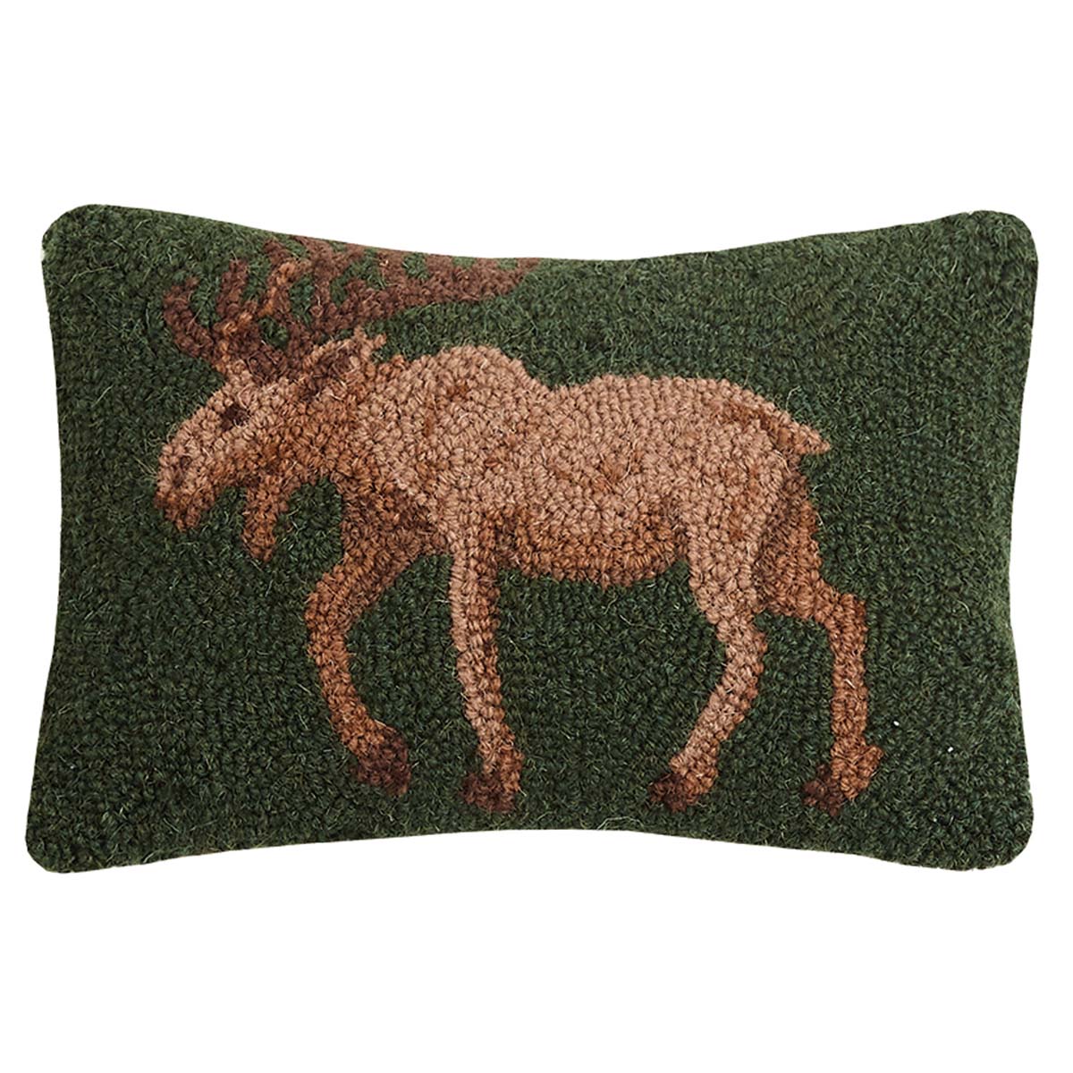 Forest Moose Hooked Pillow - OUT OF STOCK UNTIL 07/30/2026