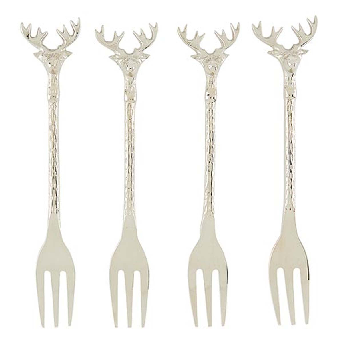 Antler Charm Forks - Set of 4