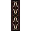 Horse Blanket Black Rug - 2 x 8