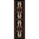 Horse Blanket Black Rug - 2 x 8