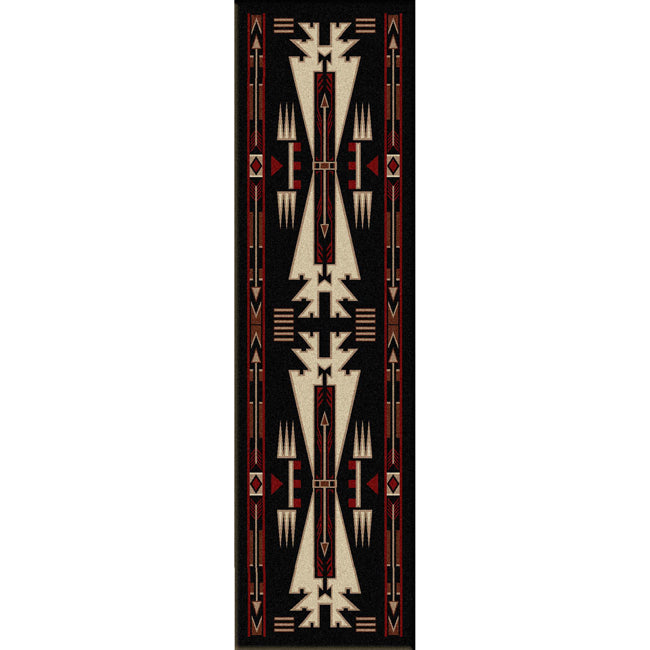 Horse Blanket Black Rug - 2 x 8