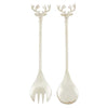 Antler Charm Salad Servers - Set of 2