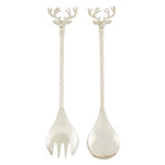 Antler Charm Salad Servers - Set of 2