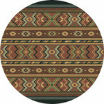 Star Eagle Adobe Rug - 8 Ft. Round