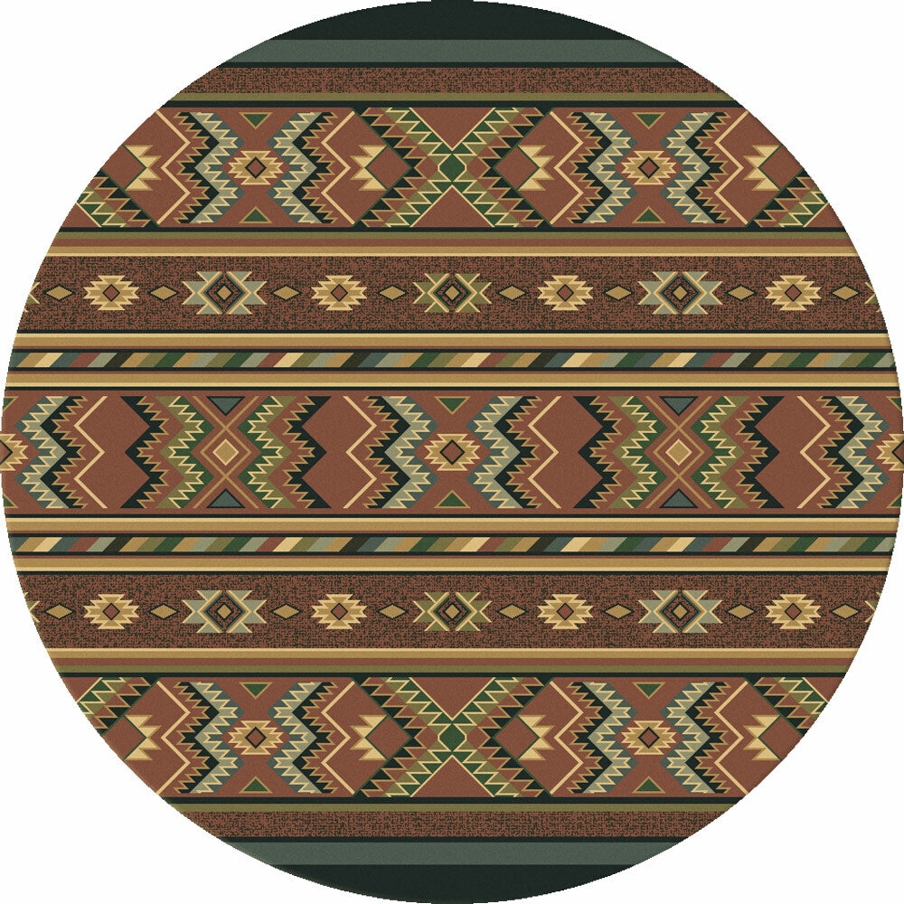 Star Eagle Adobe Rug - 8 Ft. Round