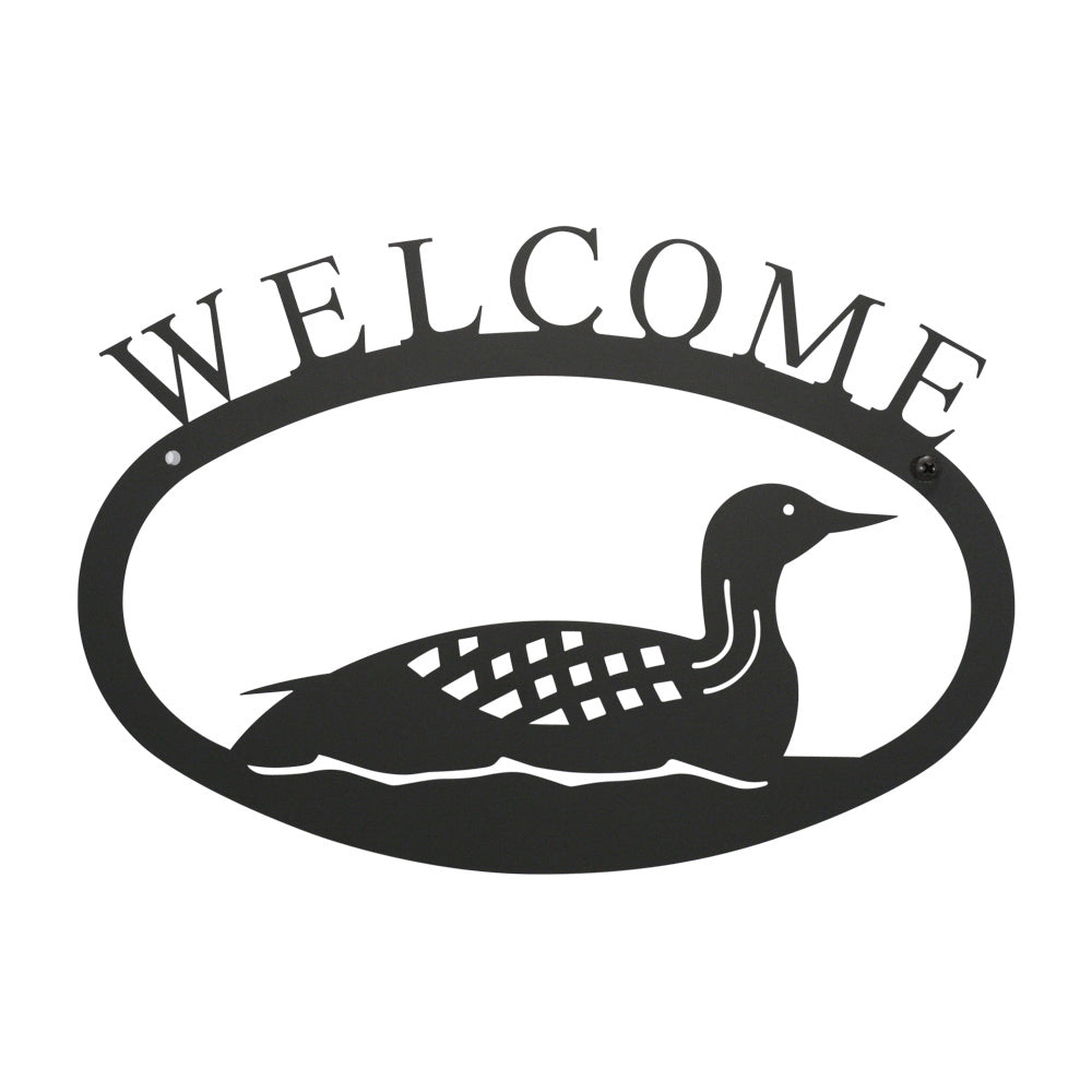 Loon Welcome Sign