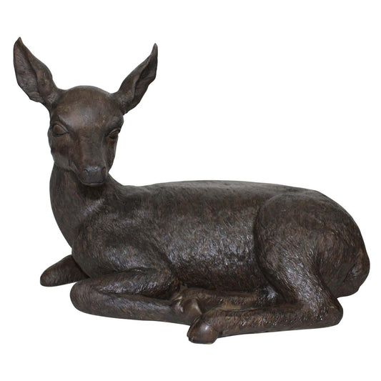 Laying Fawn Figurine