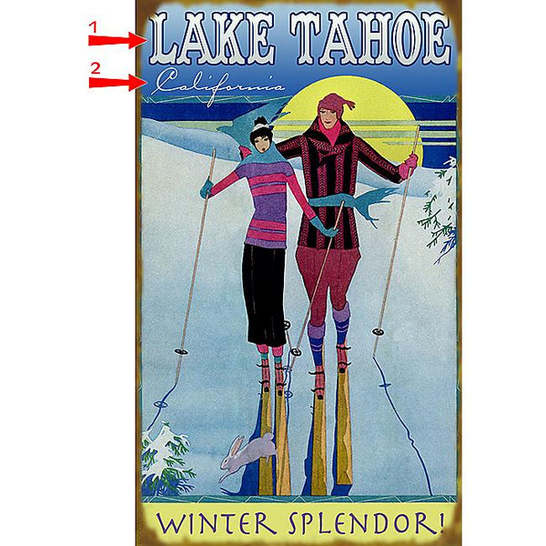 Winter Splendor Sign - 23 x 39