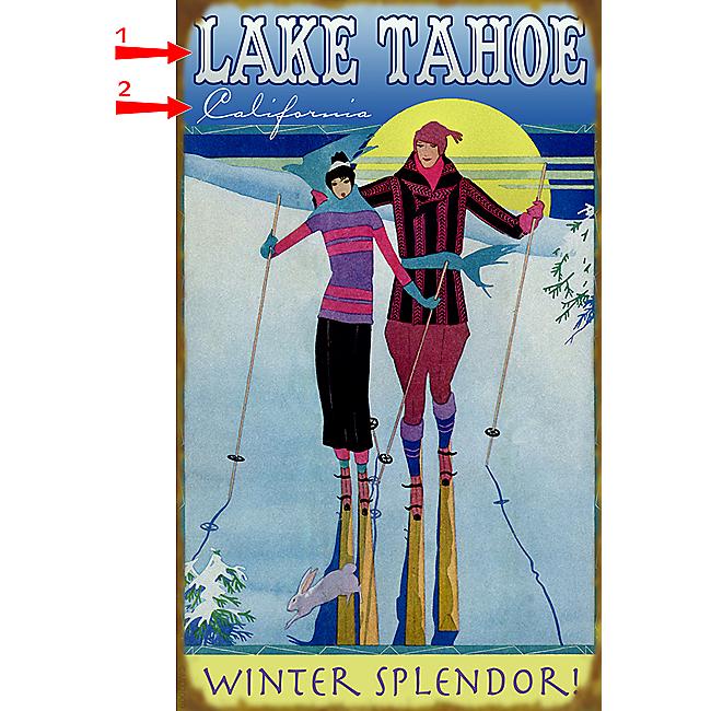 Winter Splendor Sign - 23 x 39
