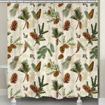 Pinecones and Wildlife Shower Curtain- SALE