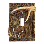 Buck Mountain Antler Single Switch Plate - CLEARANCE