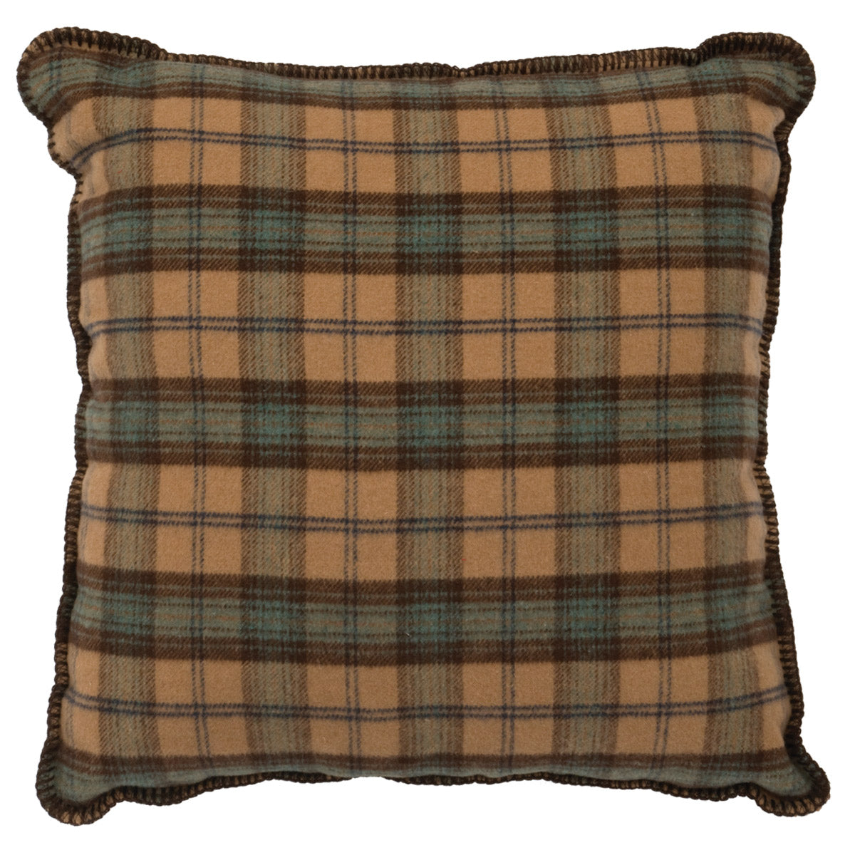 Lake Shore II Plaid Pillow