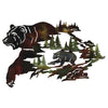 Forest Bear Silhouette Metal Wall Art- SALE