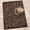 Cattle Ranch Brands Rug - 5 x 8