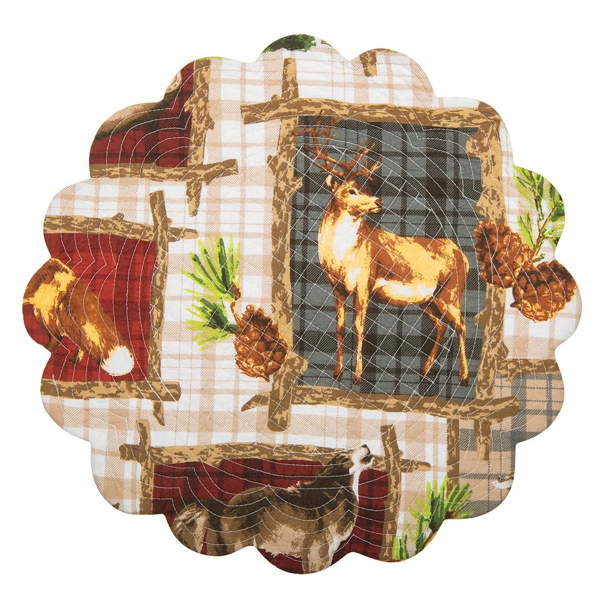 Picturesque Forest Round Placemats - Set of 6
