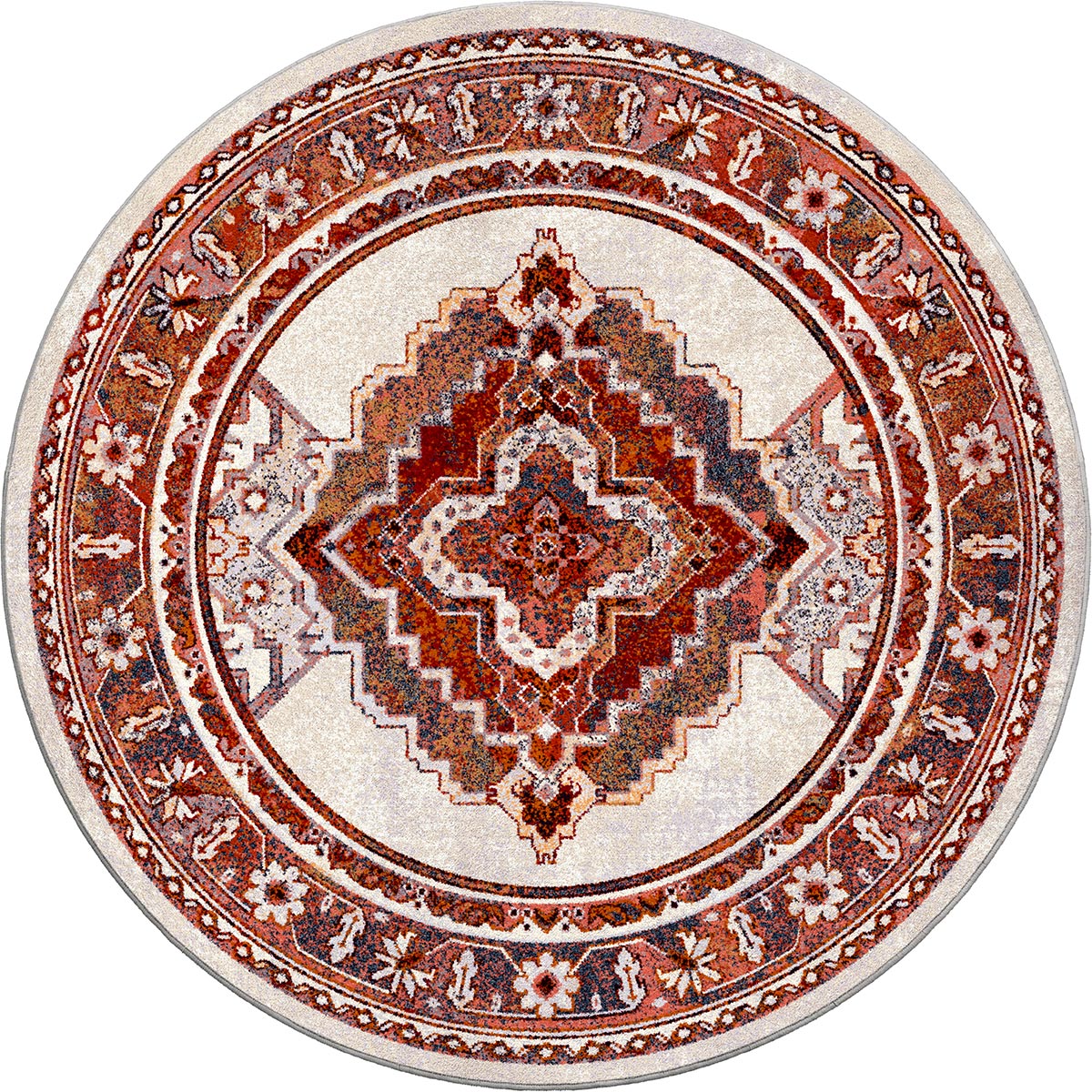 Southwest Manor Rug - 8 Ft. Round