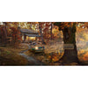 Personalized Lake Lodge Block Mount - 28 x 14