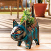 Santa Fe Clay Cat Planter