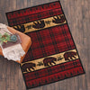Crimson Valley Bear Plaid Rug - 3 x 7