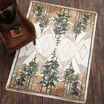 Timberline Diamond Rug - 4 x 5
