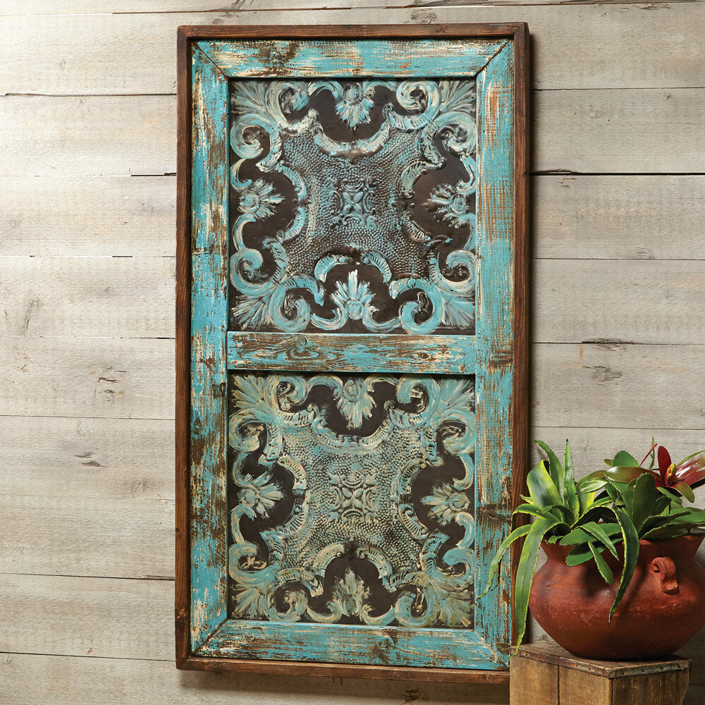 Sevilla Turquoise Panel Wall Hanging