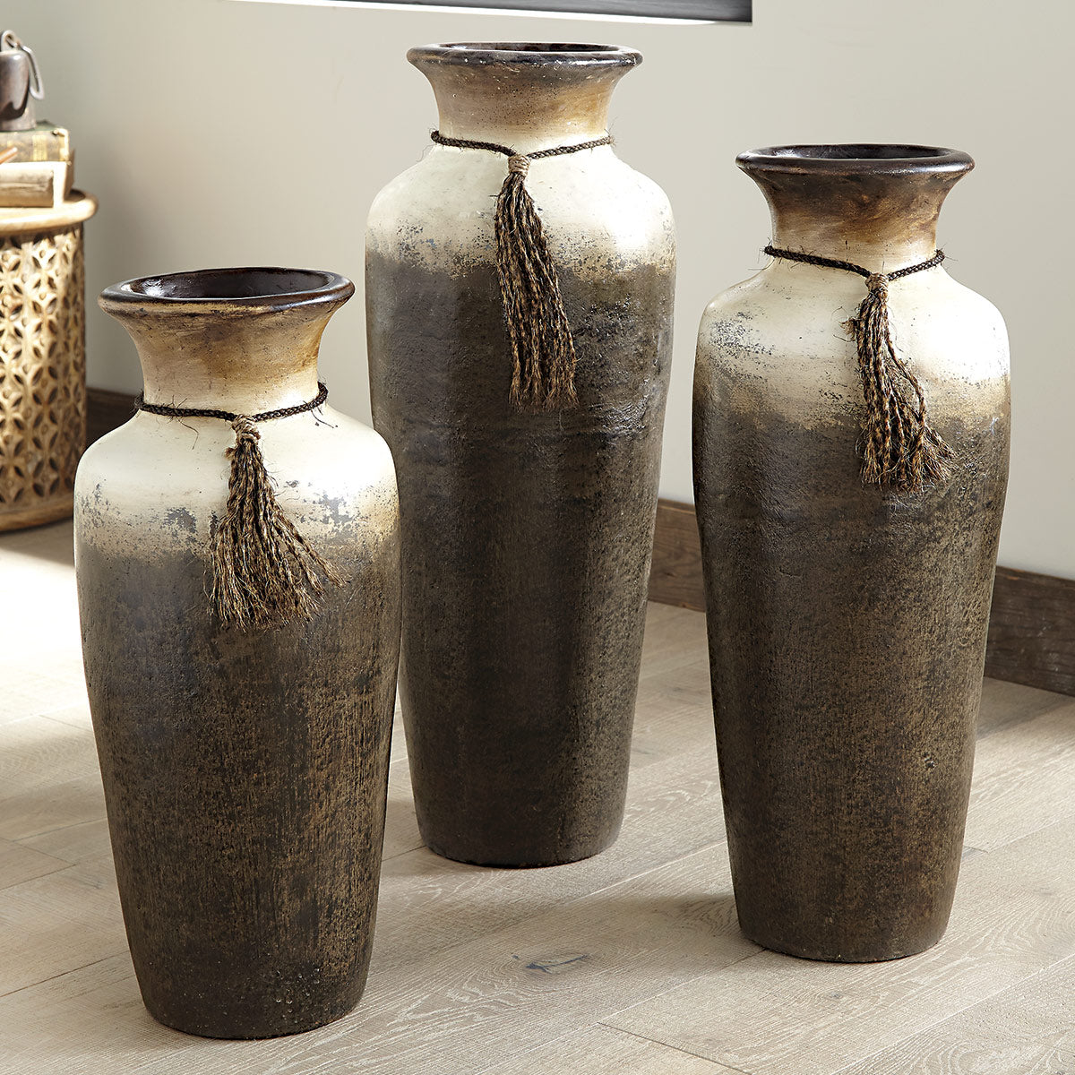 Whiskey Creek Pottery Vases - Set of 3 - OUT OF STOCK UNTIL 06/19/2026