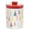 Retro Trees Cookie Jar