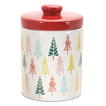 Retro Trees Cookie Jar