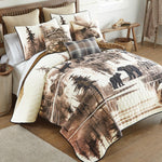 Wildlife Hideaway Quilt Bed Set - King