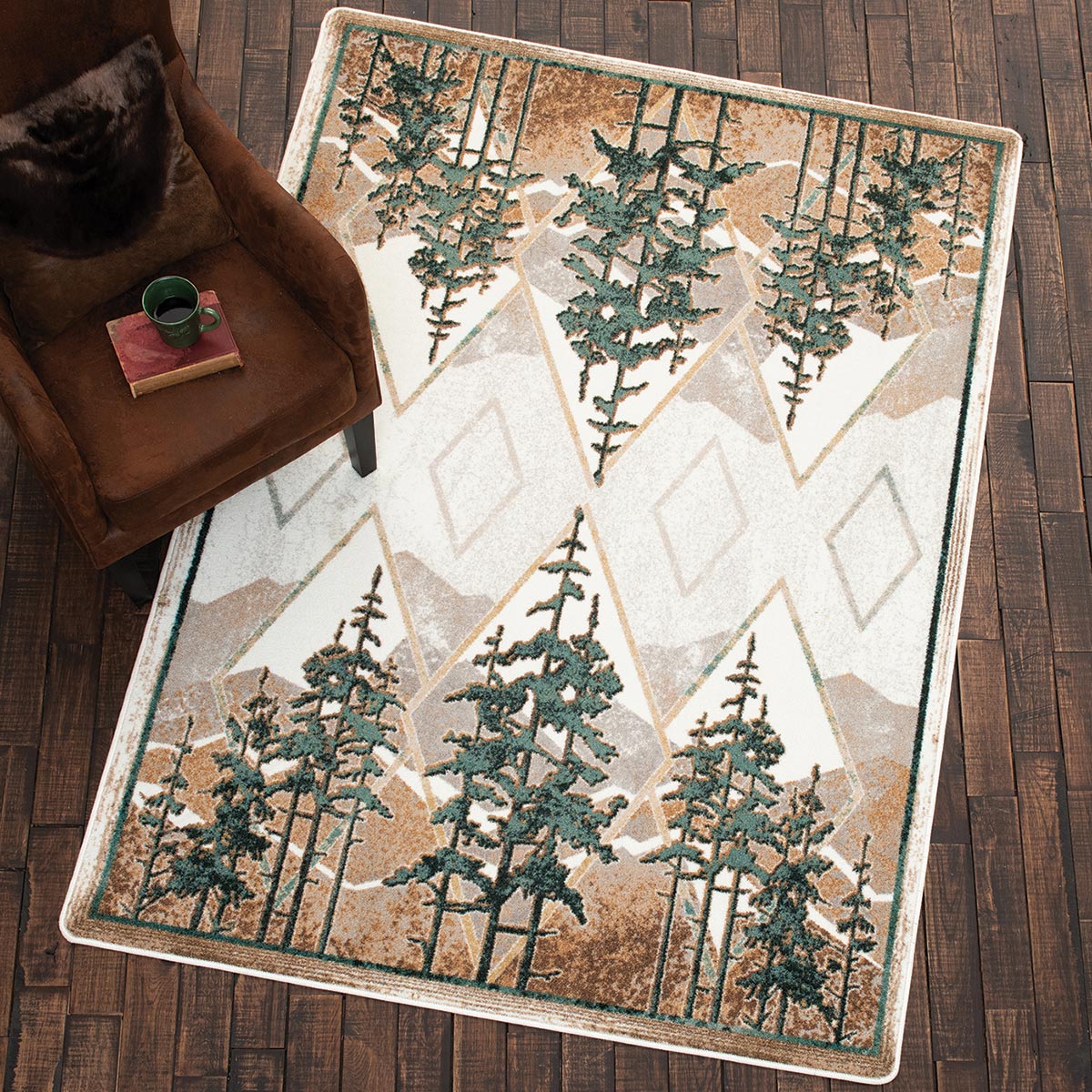 Timberline Diamond Rug - 5 x 8