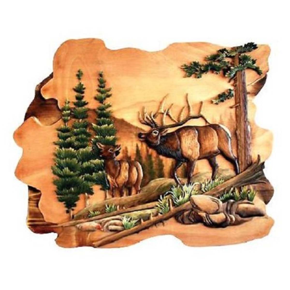 Wandering Elk Family Wall Art - OUT OF STOCK UNTIL 06/23/2026