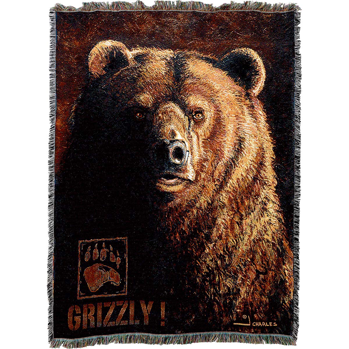 Grizzly Bear Throw