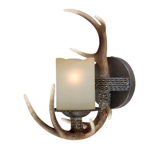 Cast Antler Single Wall Lamp- SALE