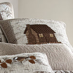 Woodland Birch Cabin Pillow