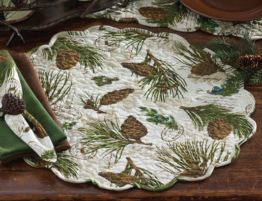 Walk in the Woods Round Placemats - Set of 4