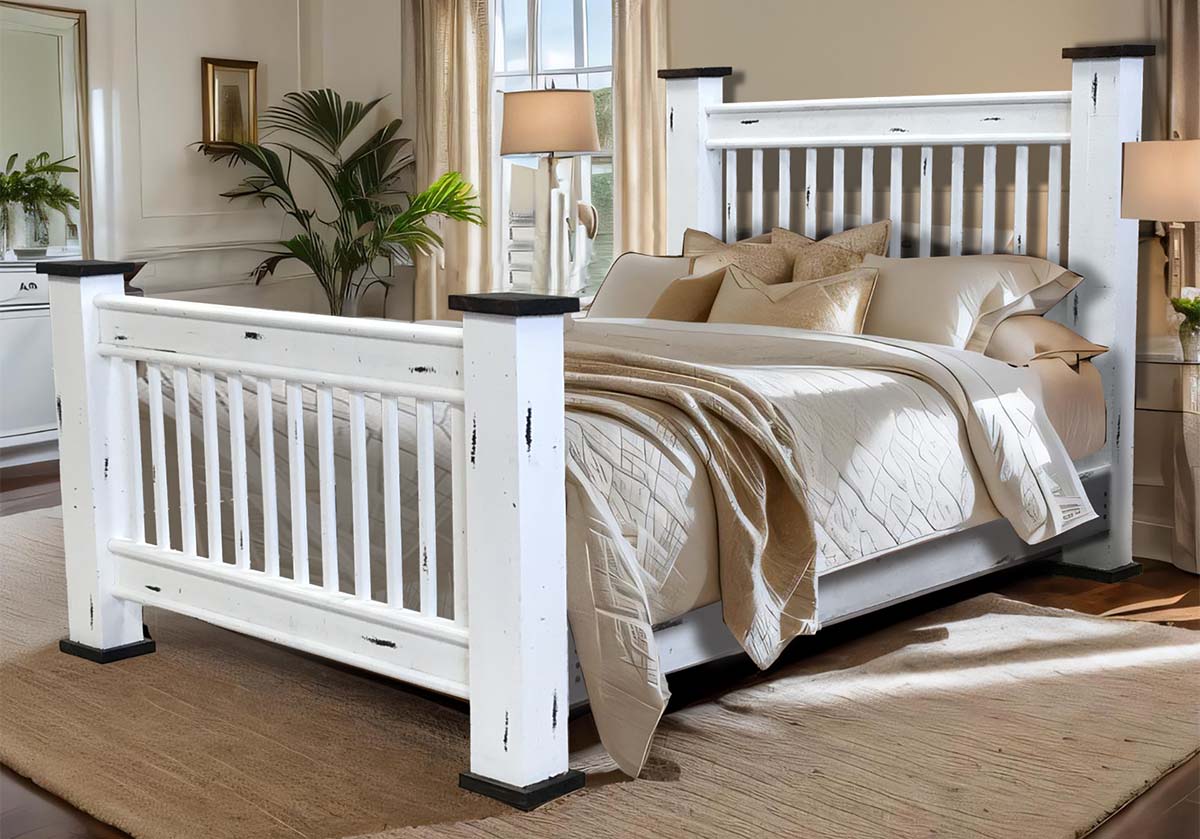Classic White Bed - King