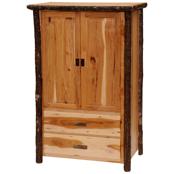 Log Wardrobe Hickory Log Wardrobe | Black Forest Decor