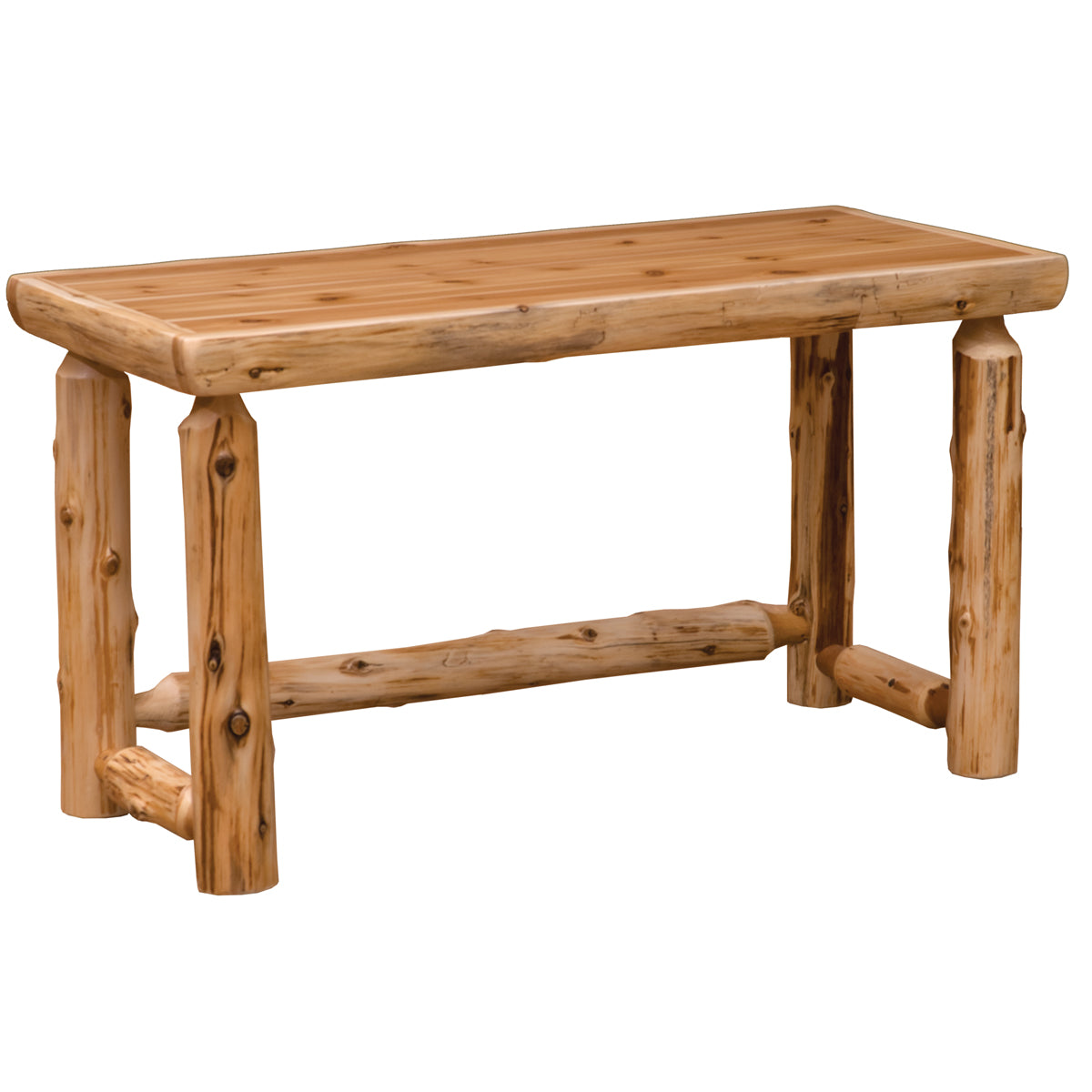 Cedar Simplified Open Writing Desk - Armor Finish