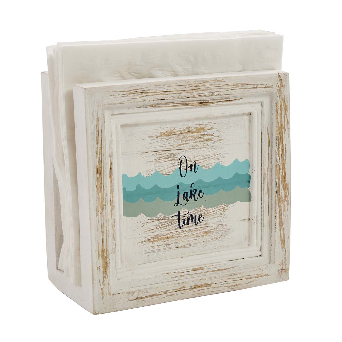 Rustic Lake Napkin Holder - OUT OF STOCK UNTIL 06/30/2026