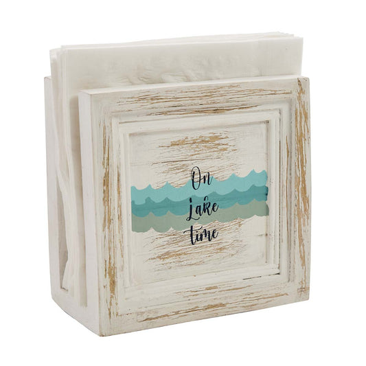 Rustic Lake Napkin Holder - OUT OF STOCK UNTIL 06/30/2026