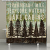 Trailhead Shower Curtain