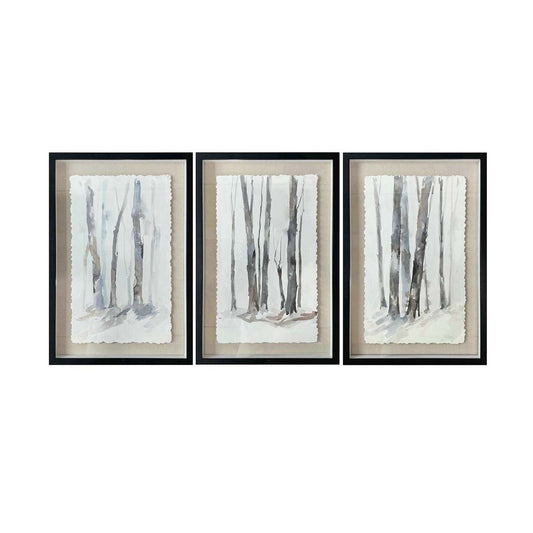 Quiet Woods Wall Art - Set of 3
