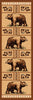 Bear & Jumping Fish Rug - 2 x 7